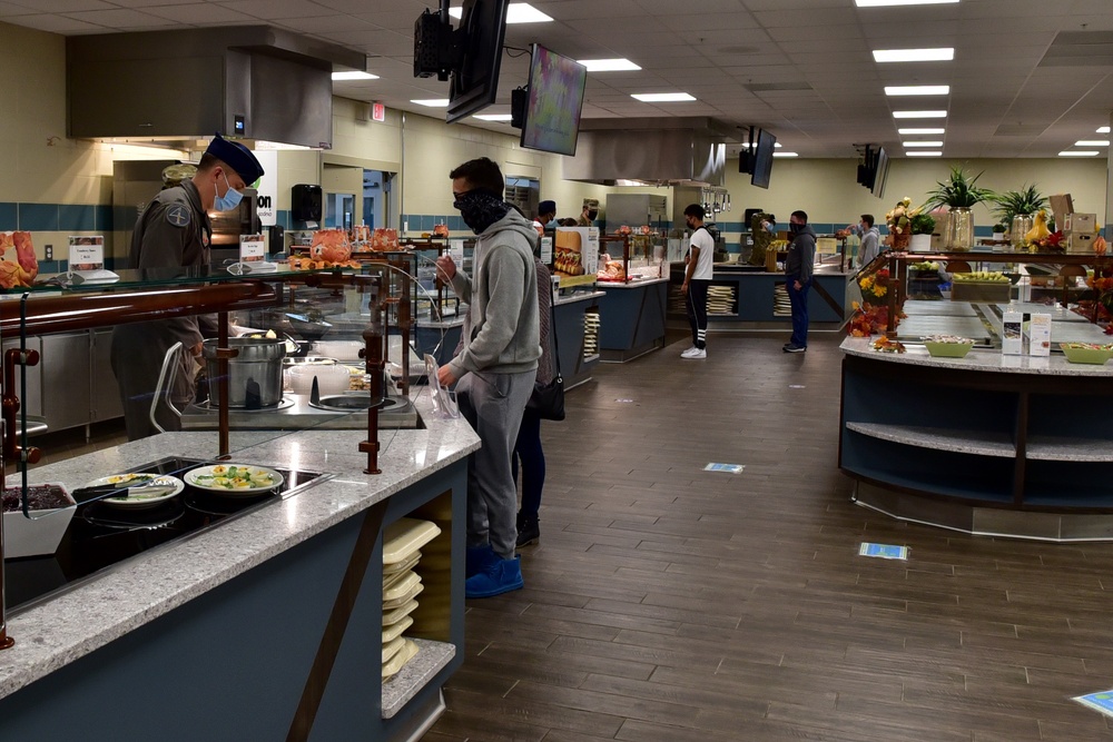 Thanksgiving meal at the DFAC