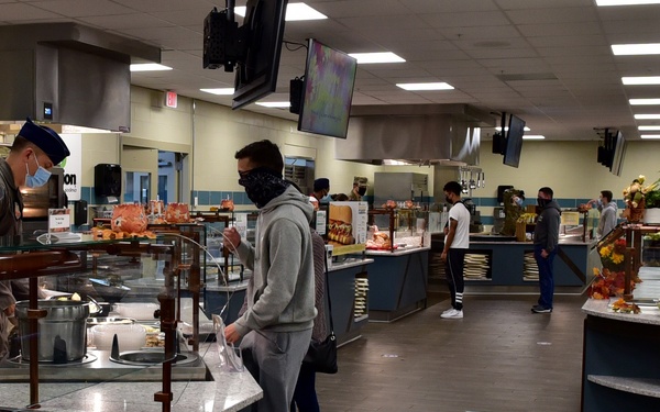 Thanksgiving meal at the DFAC