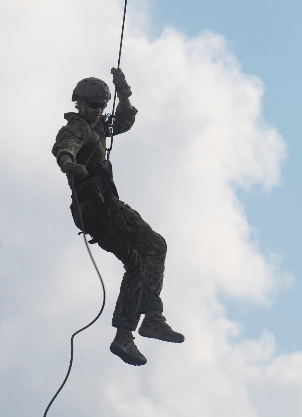 Nimitz Conducts Fast Rope Drills