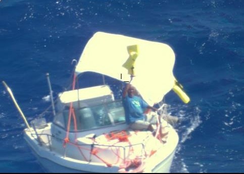 Coast Guard, partners rescue 2 fisherman from overdue fishing vessel off Northern Mariana Islands
