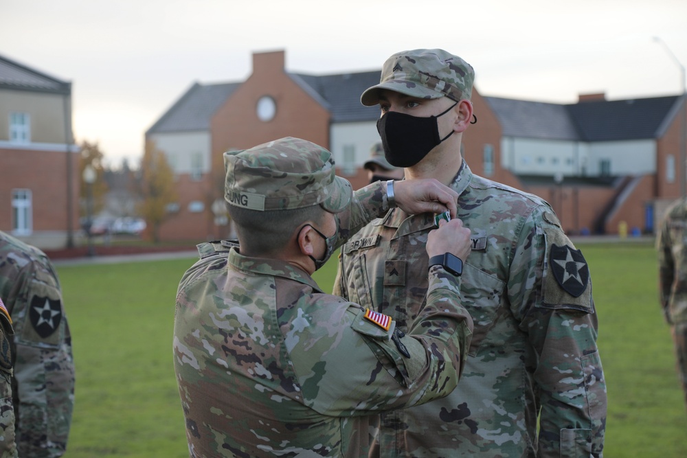 2nd Battalion, 1st Infantry Regiment soldiers awarded Army Commendation Medal