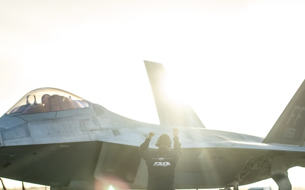Raptor Flies over Ft. Lauderdale