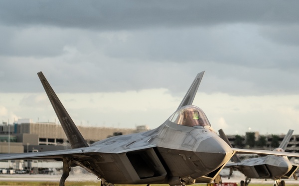 Raptor Flies over Ft. Lauderdale