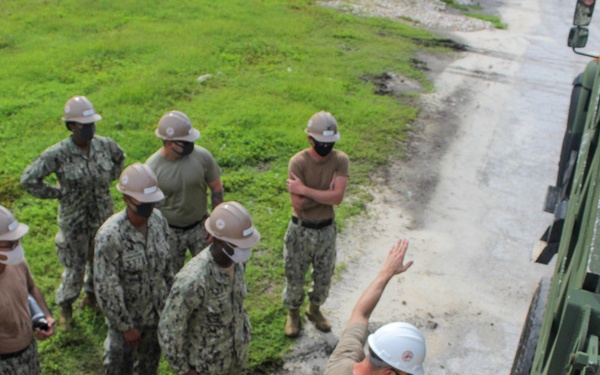 Seabees, Airmen Train for Asphalt Paving Operations in Guam