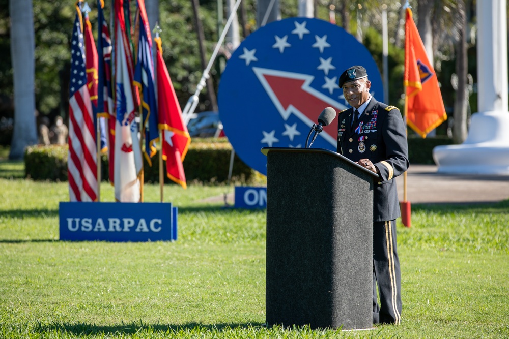 Maj. Gen. McKeithen's retirement ceremony