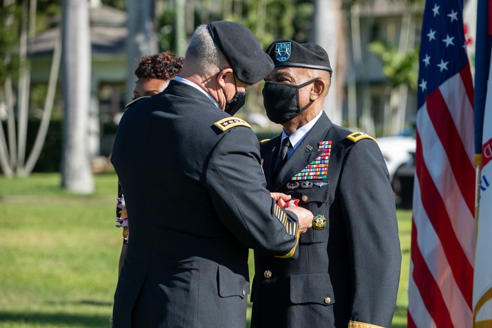 Maj. Gen. McKeithen's retirement ceremony