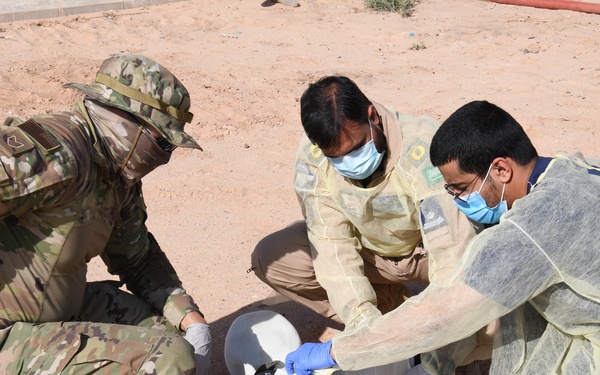 USAF, RSAF emergency services conduct joint exercise