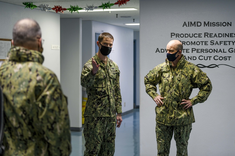 Vice Adm. Merz Conducts Fleet Circulation Visit to NAF Misawa