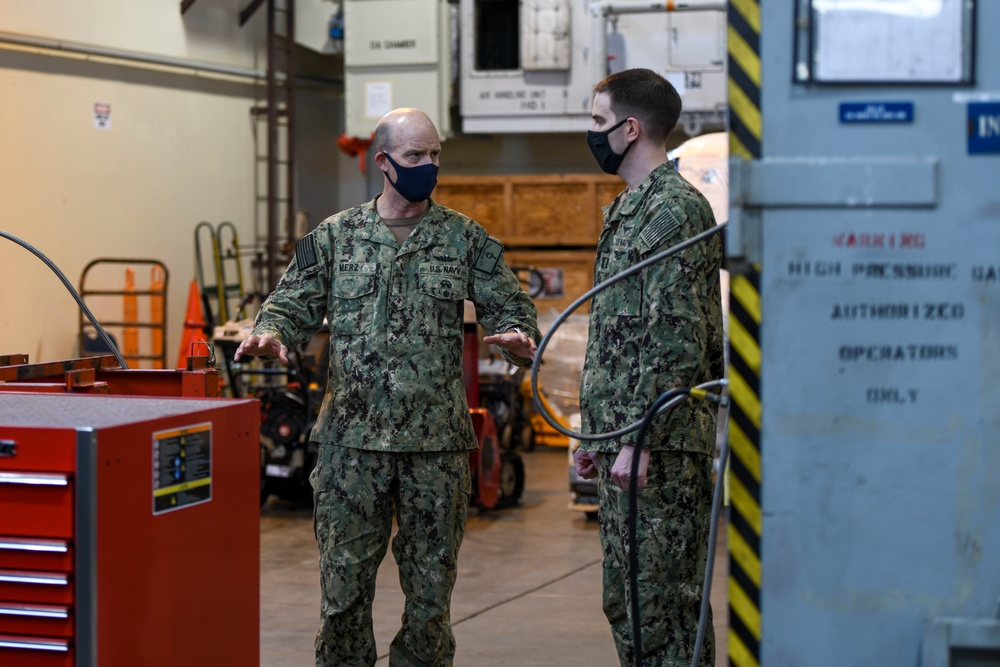 Vice Adm. Merz Conducts Fleet Circulation Visit to NAF Misawa