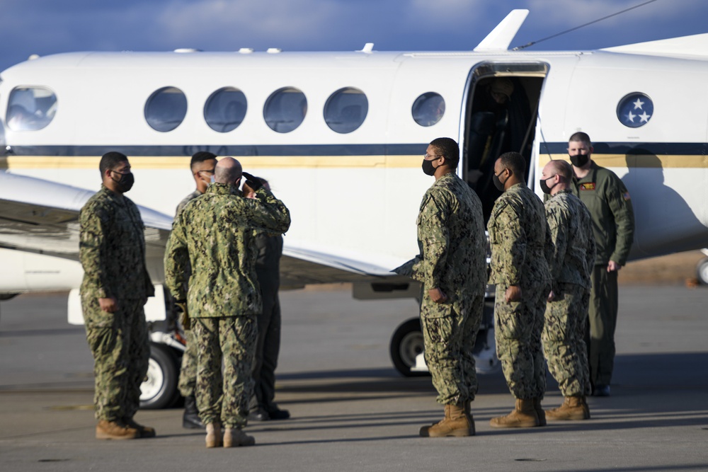 Vice Adm. Merz Conducts Fleet Circulation Visit to NAF Misawa