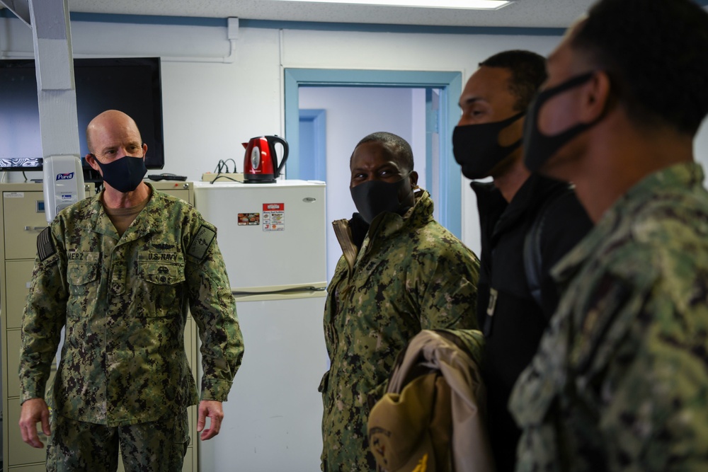 Vice Adm. Bill Merz Visits NAF Misawa