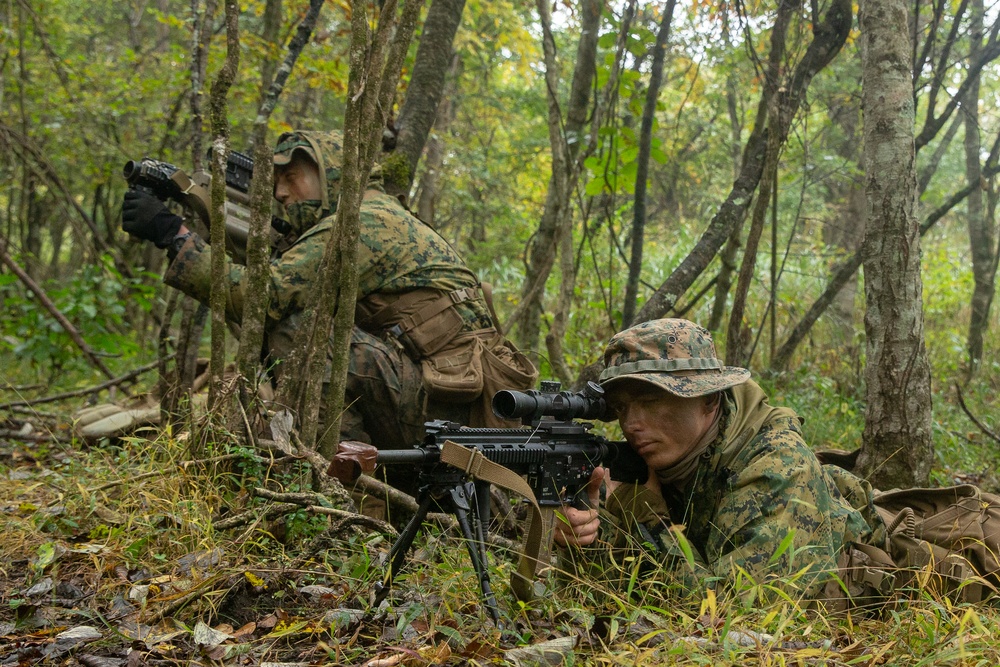 U.S. Marines participate in an airfield seizure event during exercise Fuji Viper 21.1
