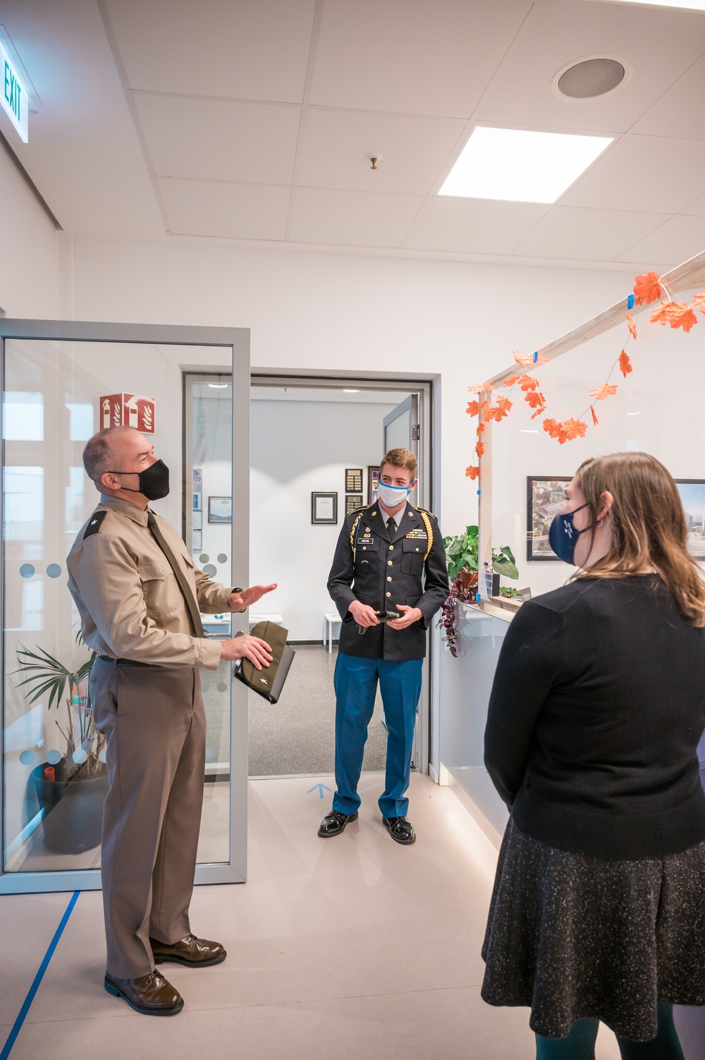 Brig. Gen. Schaertl visits Wiesbaden High School