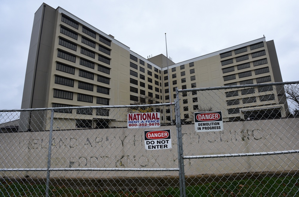 Demolition work begins on old Ireland Army hospital