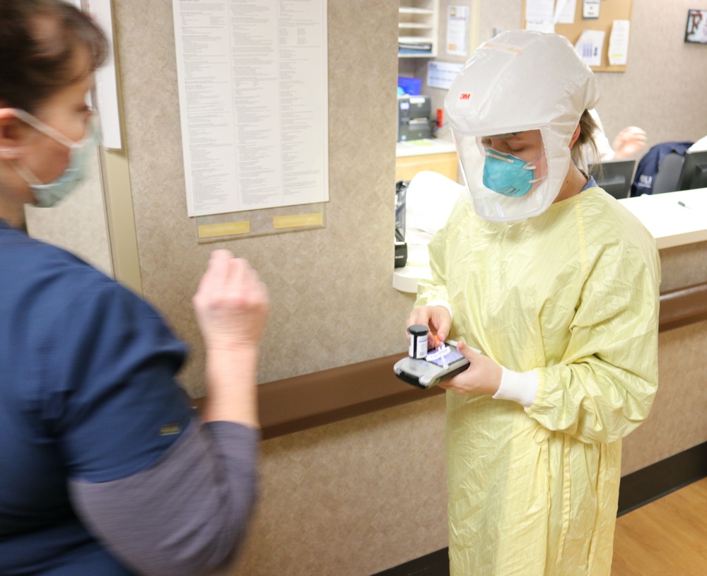 U.S. Air Force nurse supports COVID-19 response at hospital in Bismarck, N.D.