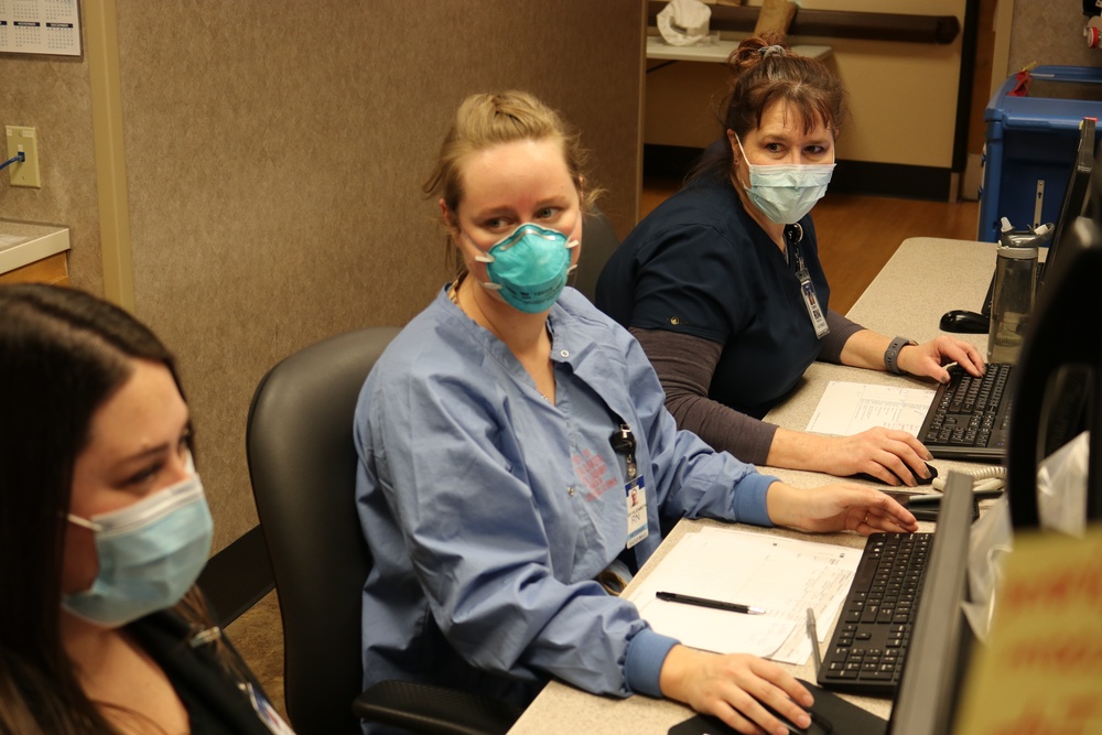 U.S. Air Force nurse supports COVID-19 response at hospital in Bismarck, N.D.