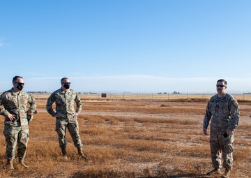 EOD drops BDU-33s to showcase handling procedures