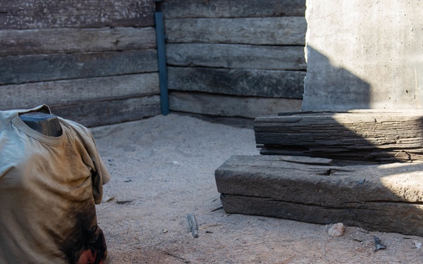 EOD drops BDU-33s to showcase handling procedures