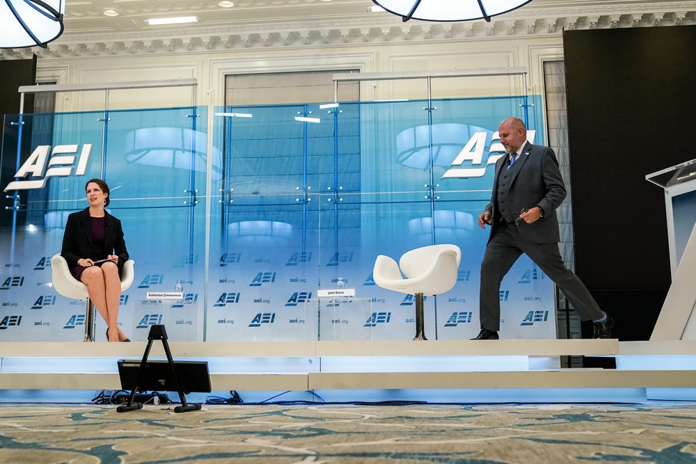 Acting AAID John Barsa talks at AEI