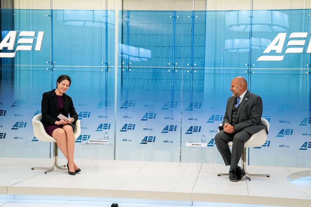 Acting AAID John Barsa talks at AEI