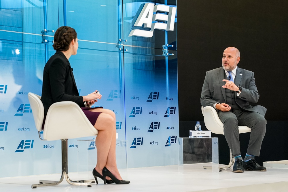 Acting AAID John Barsa talks at AEI