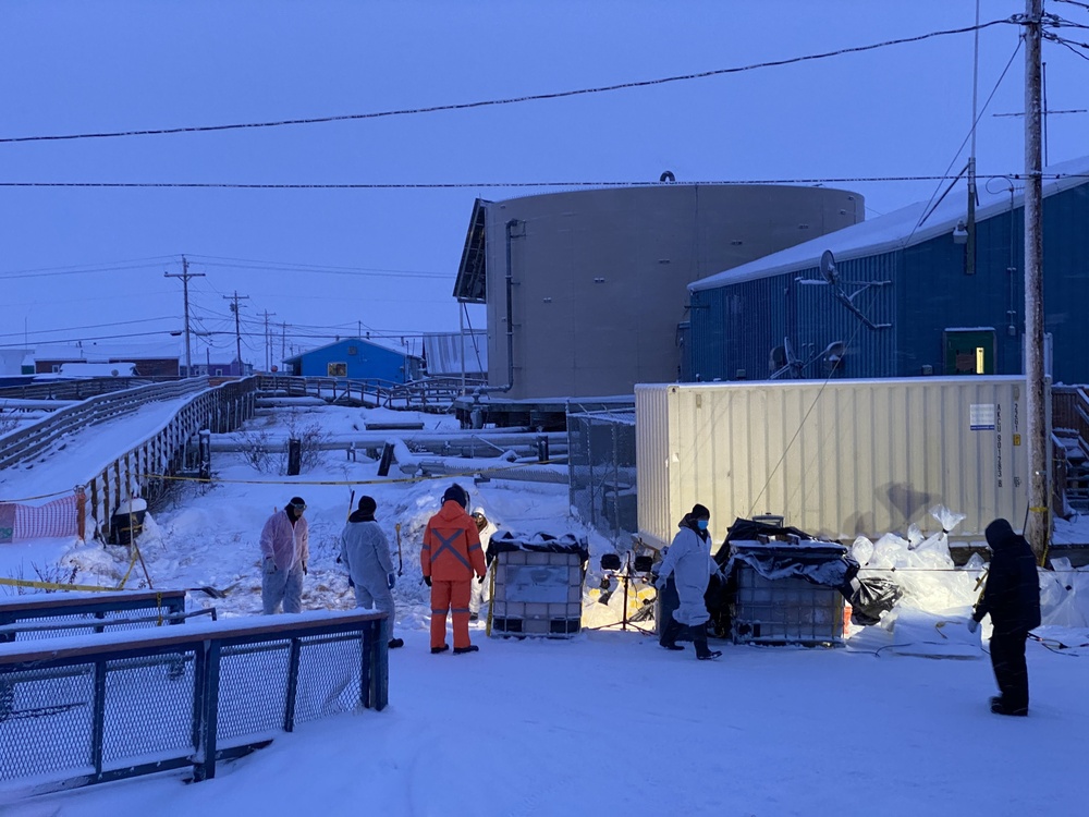 Coast Guard responds to oil spill in Selawik, Alaska