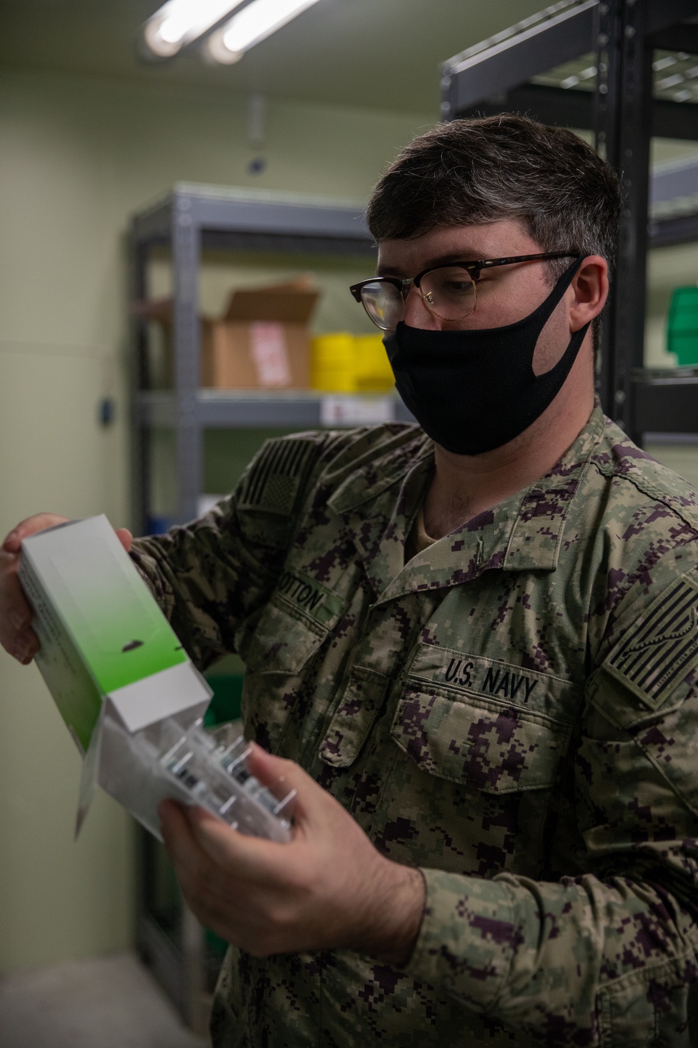 United States Naval Hospital Okinawa distributes flu vaccines to thousands of service members and families