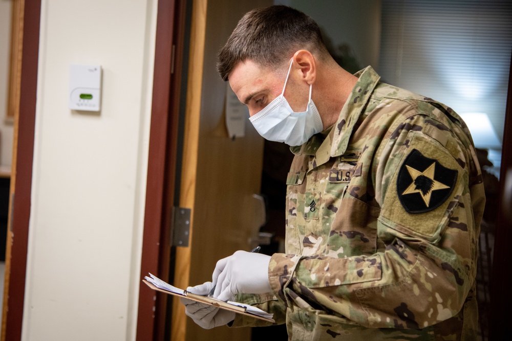 Raising quarantined spirits, providing support at Camp Humphreys