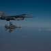 F-16 Fighting Falcons watch over troops in CENTCOM