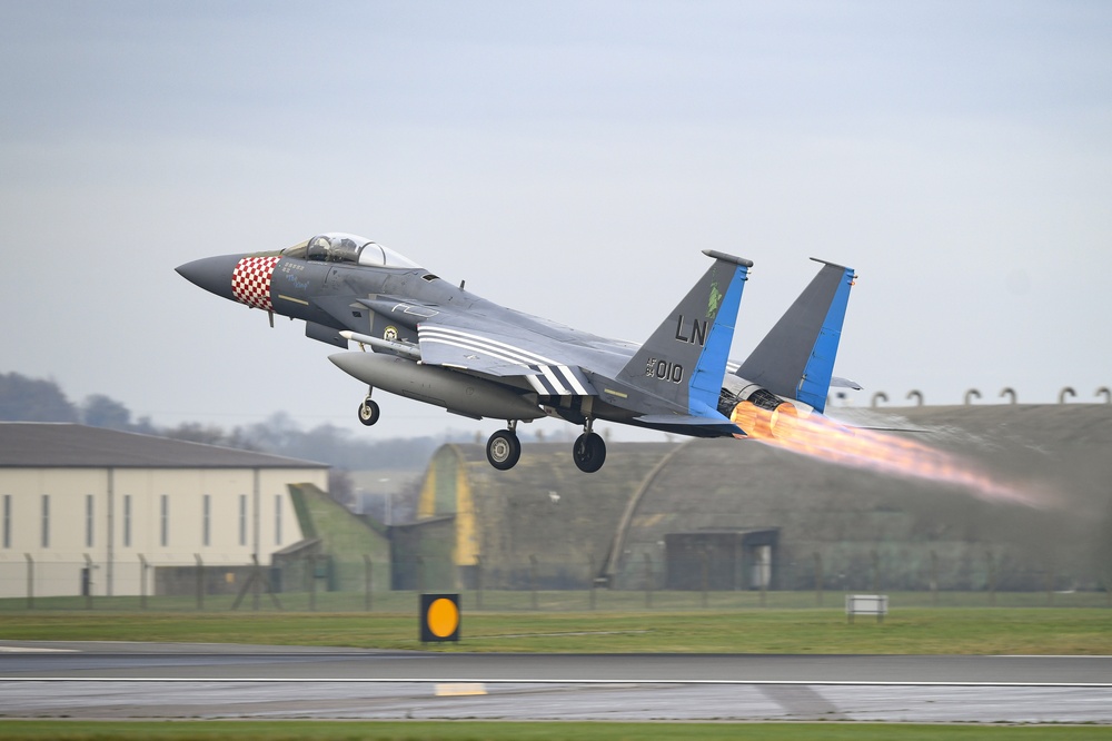 The Strike Eagle's morning routine