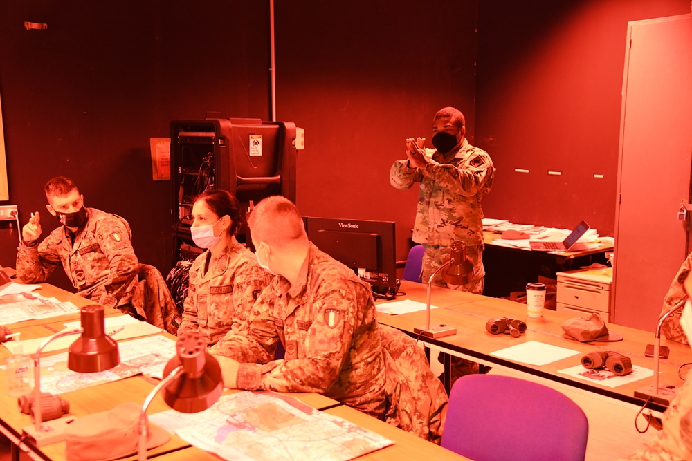 Italian Army Training at Vicenza, Italy