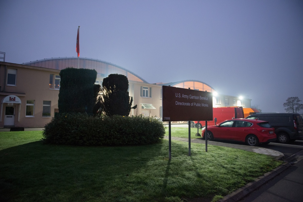 Works on Chièvres Air Base