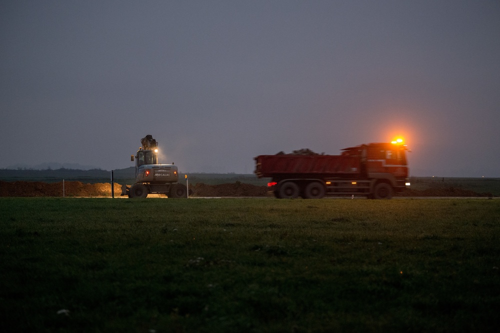 Works on Chièvres Air Base