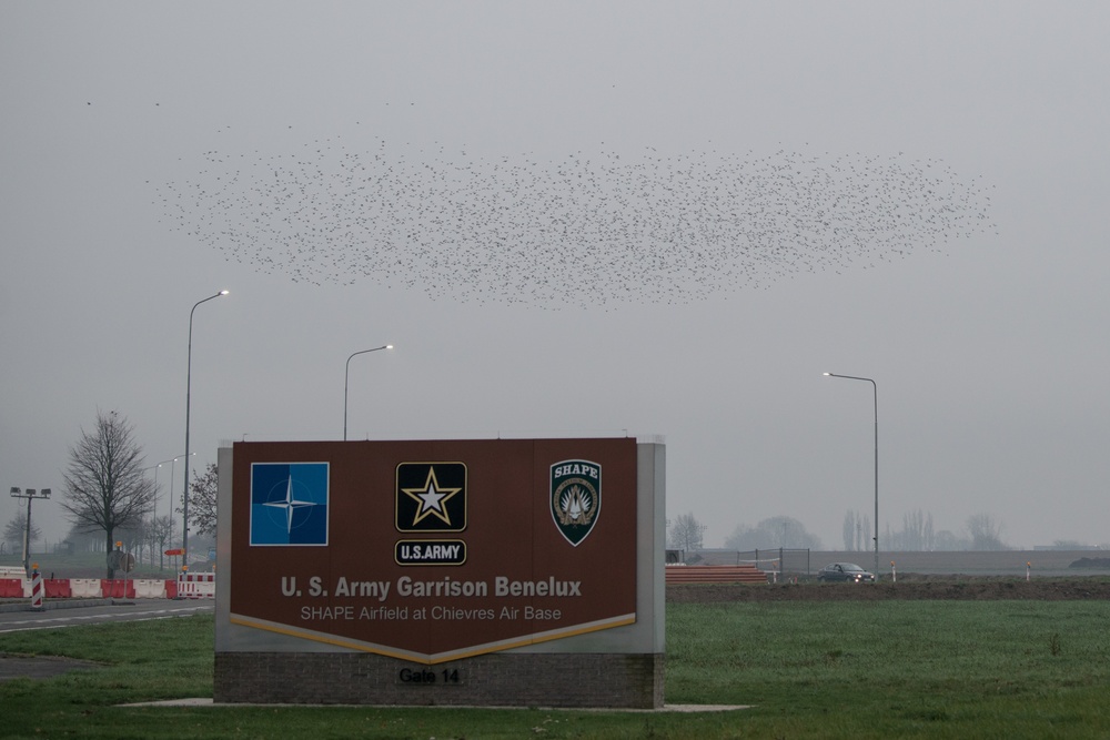 Works on Chièvres Air Base