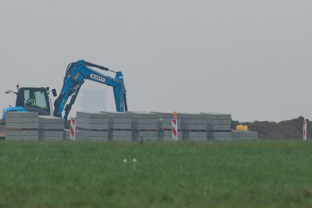 Works on Chièvres Air Base