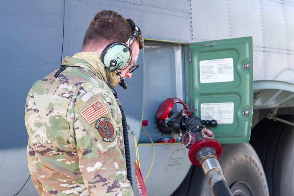 AC-130J Refueling