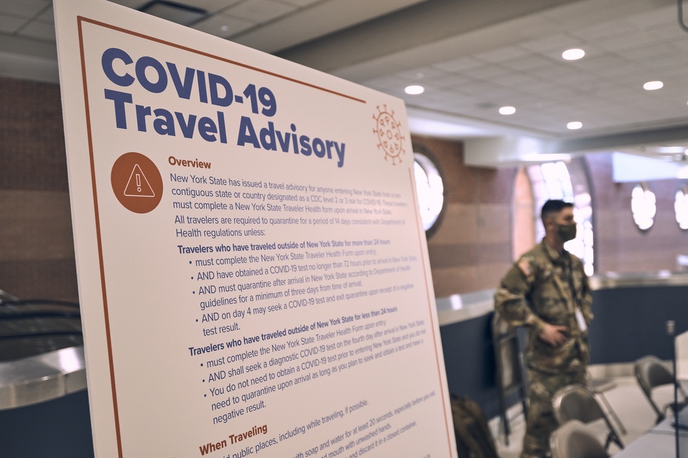 N.Y. National Guard Supports COVID-19 Mission At Albany International Airport