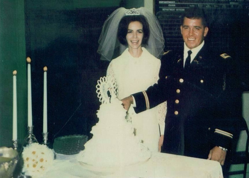 George Baker wedding photo
