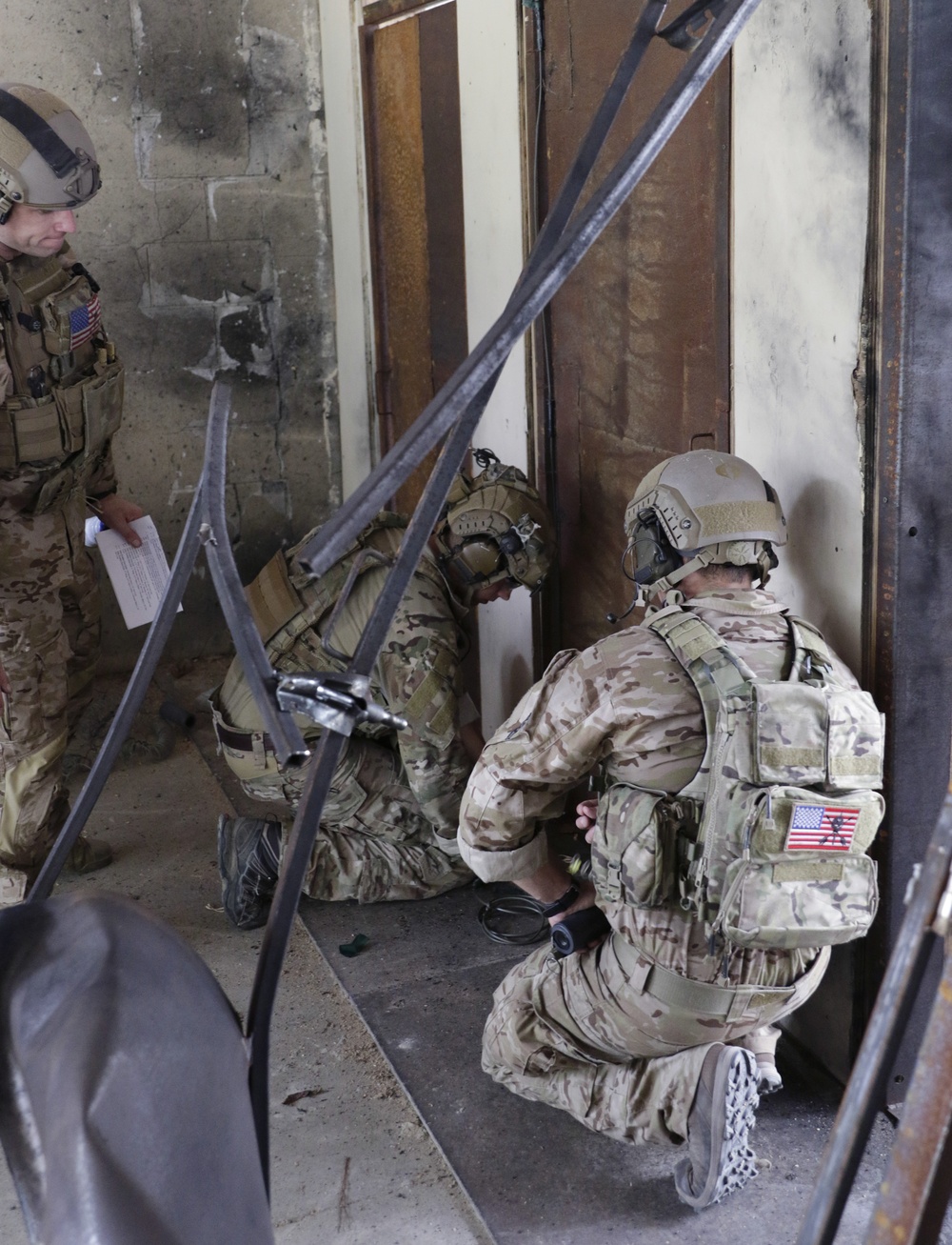 Soldiers Undergo Breaching and Demolition Training