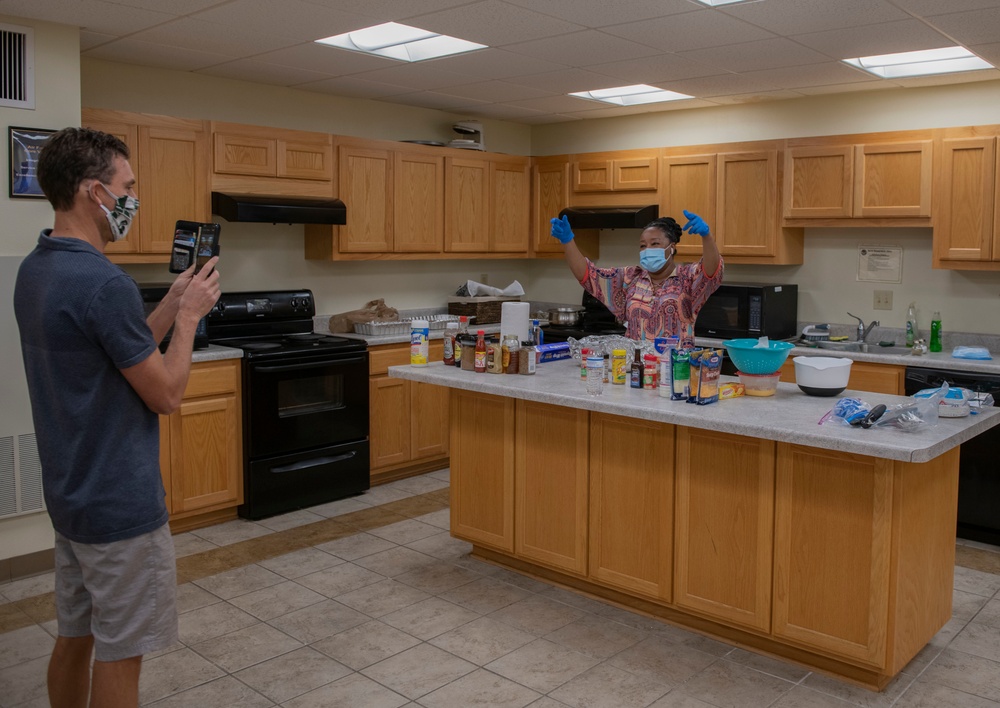 Joint Base San Antonio-Randolph dorm residents' resiliency zoom events.
