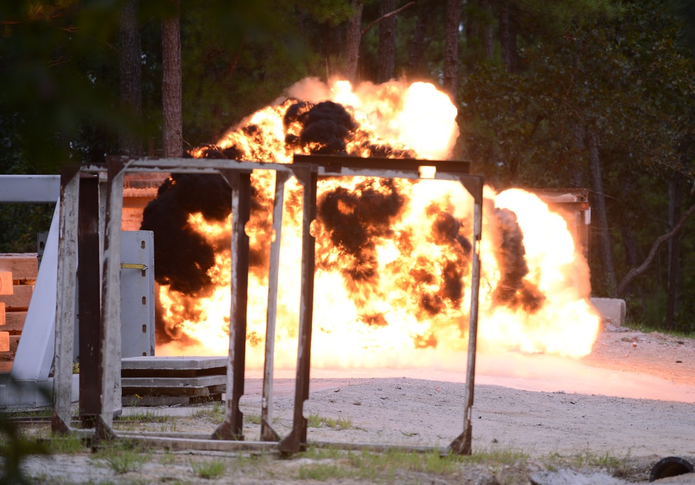 Soldiers Undergo Breaching and Demolition Training