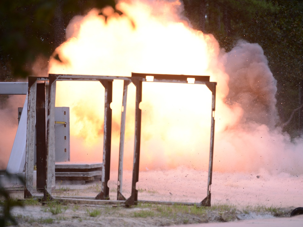 Soldiers Undergo Breaching and Demolition Training