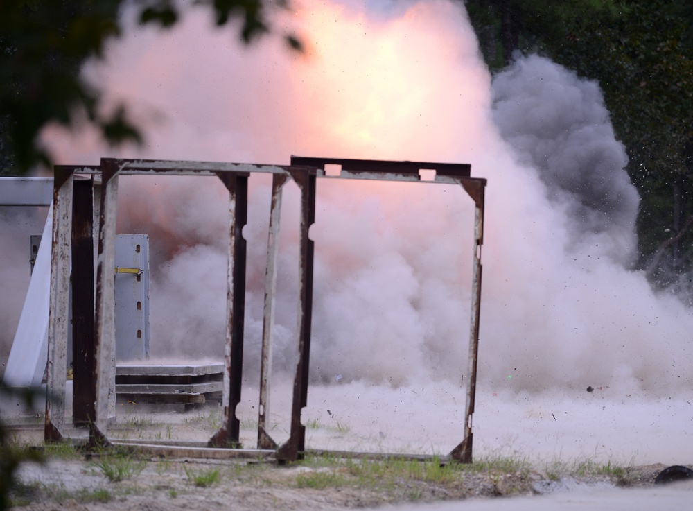 Soldiers Undergo Breaching and Demolition Training