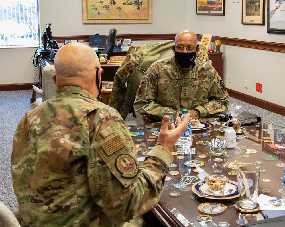 Chief of Staff visits Wright-Patt