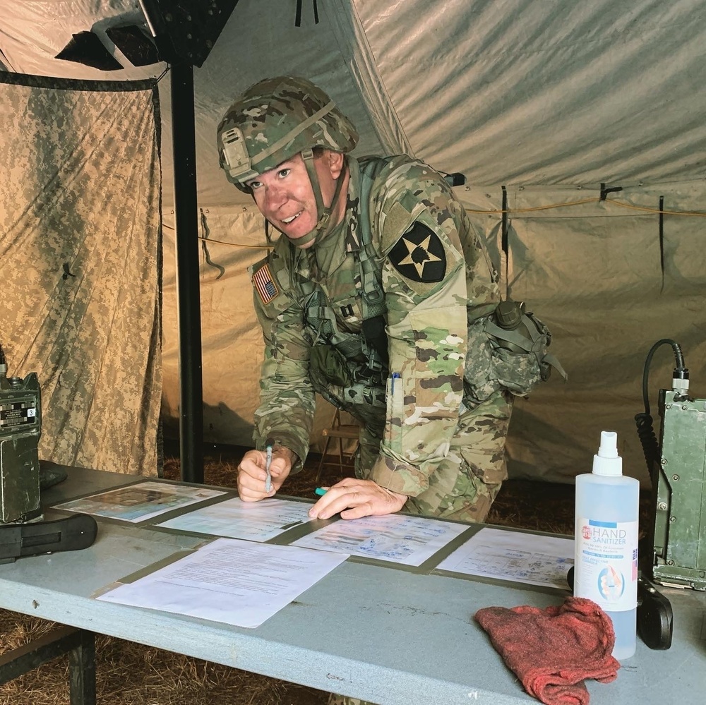 First J.A.G. officer to receive Expert Soldier Badge