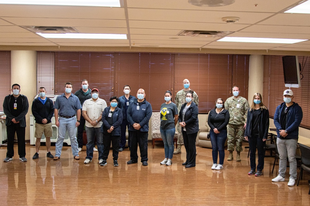 Farewell luncheon for military medical personnel