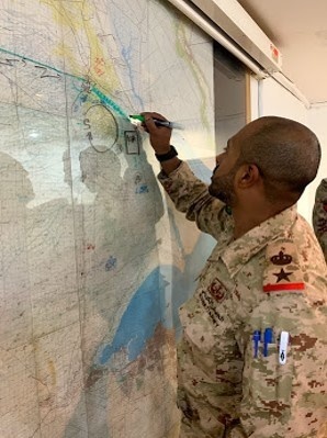 16th Engineer Brigade Soldiers in conjunction with Soldiers of the Kuwaiti Land Forces Institute conduct a Field Grade Officer Workshop, a bilateral training event designed to improve interoperability with our partner nations.