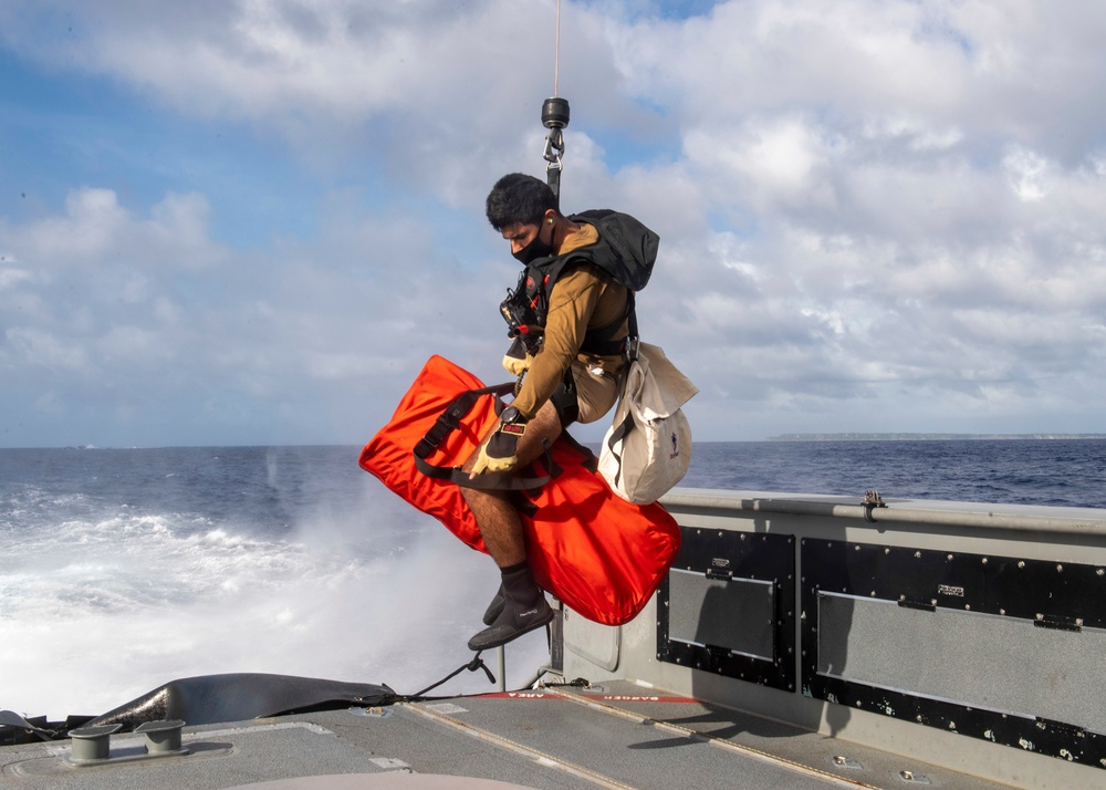 Task Force 75 MESG and HSC 25 Conduct Casualty Evacuation Drills