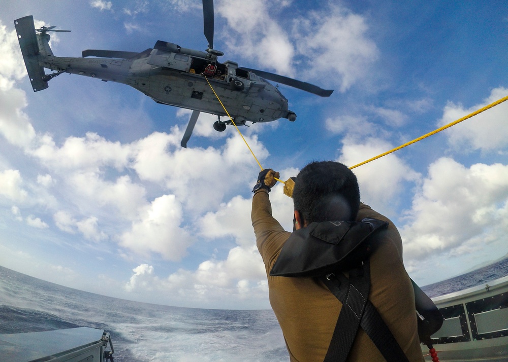 Task Force 75 MESG and HSC 25 Conduct Casualty Evacuation Drills