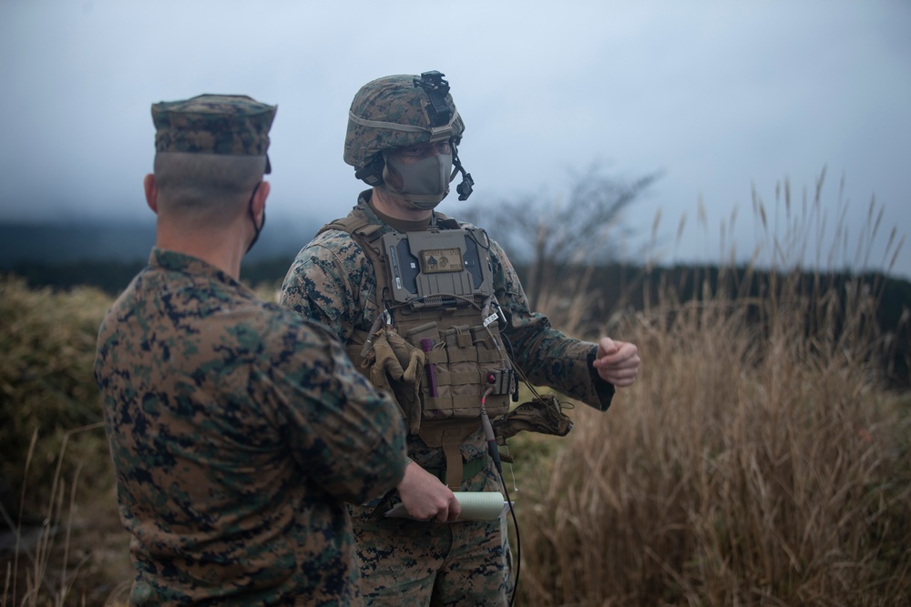 3rd Marine Division, 1st Marine Aircraft Wing conduct simulated close air support training on CATC Camp Fuji